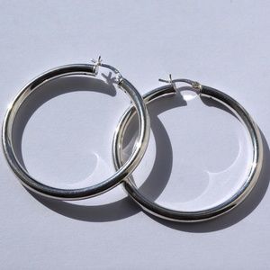 Sterling Silver Hoop Earrings